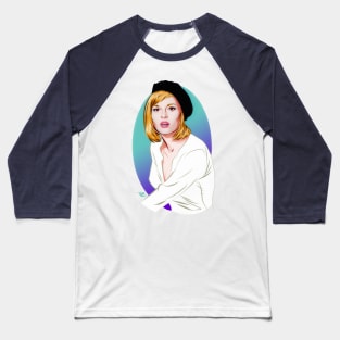 Faye Dunaway - An illustration by Paul Cemmick Baseball T-Shirt